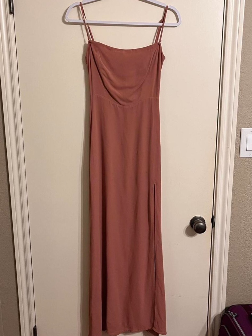 Reformation Salmon Midi Dress - 2